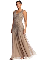 Gia Formal Sleeveless Beaded Dress
