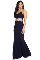 Liza Formal Rhinestone Mermaid Dress