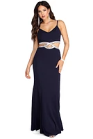 Liza Formal Rhinestone Mermaid Dress