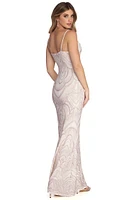 Jessa Formal Bohemian Glitter Dress