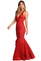Corine Formal Taffeta Mermaid Dress