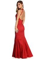 Corine Formal Taffeta Mermaid Dress