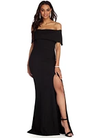 Lana Formal High Slit Glitter Dress