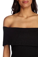 Lana Formal High Slit Glitter Dress