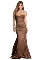 Brielle Formal Taffeta Sweetheart Dress