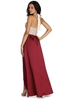 Kaia Formal High Low Taffeta Dress