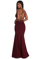 Leona Formal Lattice Dress