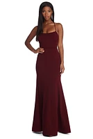 Leona Formal Lattice Dress