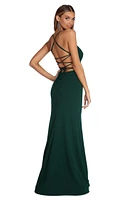 Leona Formal Lattice Dress