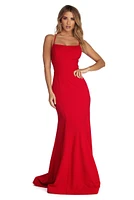 Leona Formal Lattice Dress