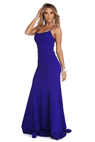 Leona Formal Lattice Dress