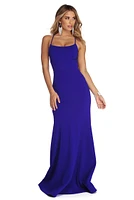 Leona Formal Lattice Dress