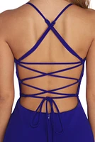 Leona Formal Lattice Dress