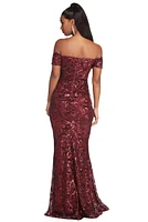 Talia Formal Sequin Long Dress