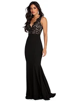Marlee Formal Lace Mermaid Dress