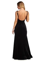 Camille Formal Velvet Dress