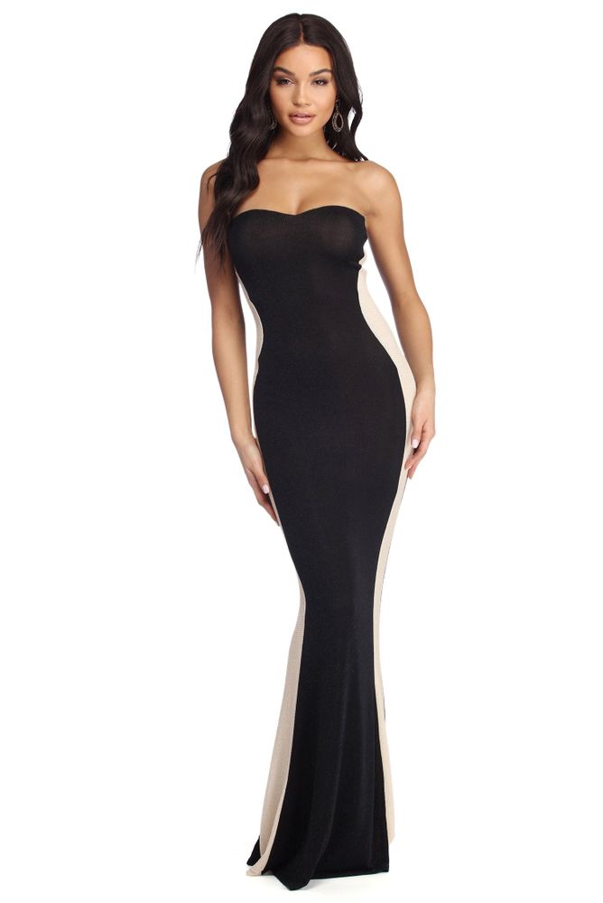 bianca ruched mermaid formal dress