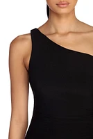Selena Formal One Shoulder Ruched Dress