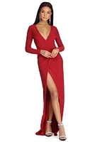 Milana Formal Wrap Dress