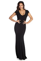 Aubrie Formal Open Back Dress