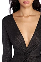Evangeline Formal Glitter Knot Dress