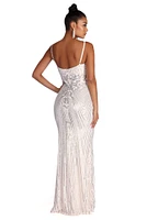Delaney Formal Sleeveless Sequin Dress