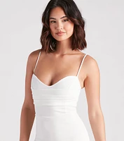 Cheryl High Slit Slim-Fit Formal Dress