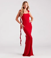 Barbara Formal Ruffle Mermaid Dress