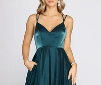 Lona Formal Cross Back Gown