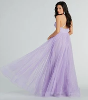 Vanessa V-Neck Tulle Gown