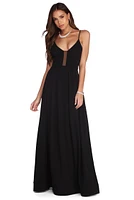 Grace Pleated Crepe Ball Gown