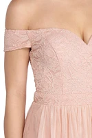 Juliet Off The Shoulder Tulle Dress