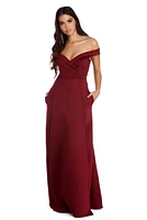 Christine Off The Shoulder Ball Gown