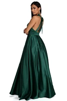 Elle Formal Satin Ball Gown