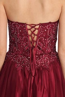 Annabelle Heat Stone Ball Gown
