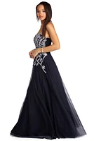 Julie Strapless Sweetheart Ball Gown