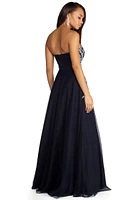 Julie Strapless Sweetheart Ball Gown