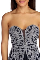 Julie Strapless Sweetheart Ball Gown