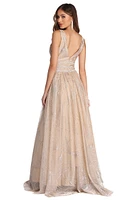 Emma Glitter And Rhinestone Ball Gown