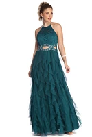Sonia Lace Mesh Tendril Dress