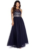 Carmen Glitter Ball Gown