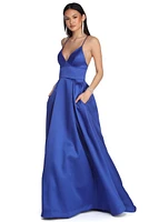Melody Formal Satin Ball Gown