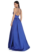 Melody Formal Satin Ball Gown