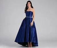 Anastasia Strapless A-Line Ball Gown