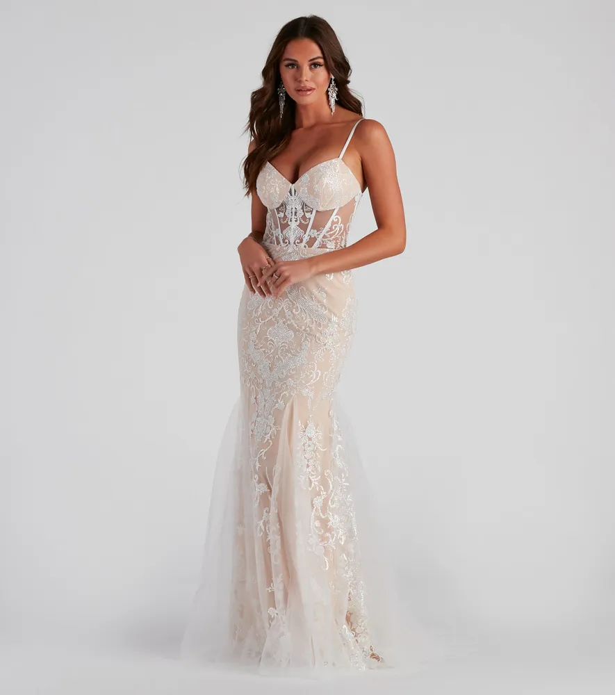 Windsor Samara Corset Lace Ball Gown