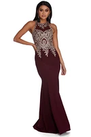 Elliana Metallic Marvel Formal Dress