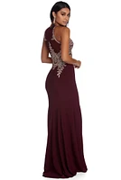 Elliana Metallic Marvel Formal Dress