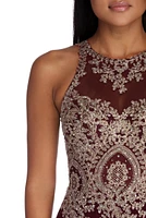 Elliana Metallic Marvel Formal Dress