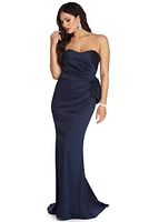 Jan Formal Strapless Bow Dress