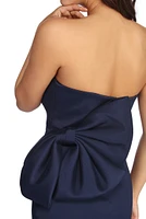 Jan Formal Strapless Bow Dress